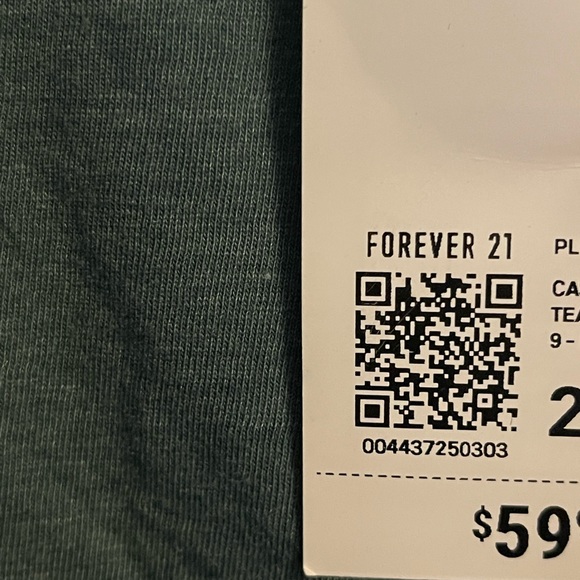 NWT Forever 21 Plus Size Mineral Wash Jacket 2X - Picture 5 of 6